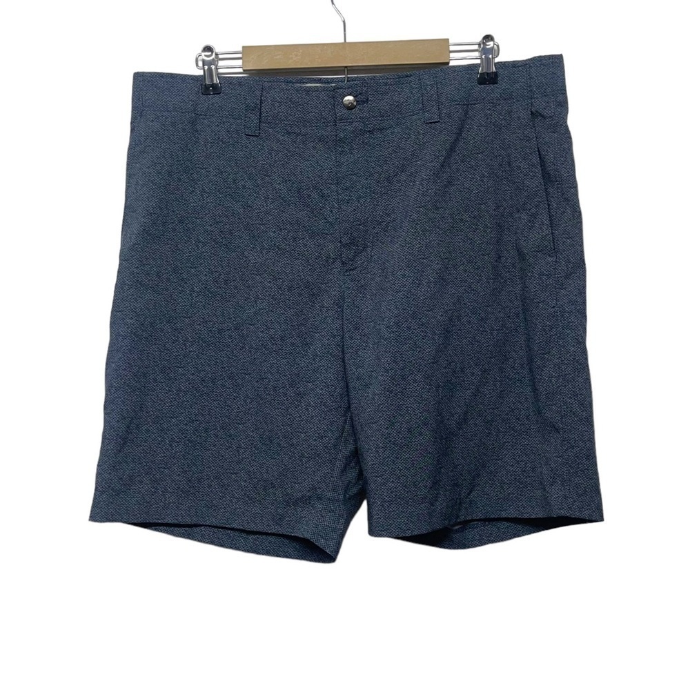 Callaway Mens Blue Dotted Golf Shorts Size 38 Preppy Outdoor Comfort Classic